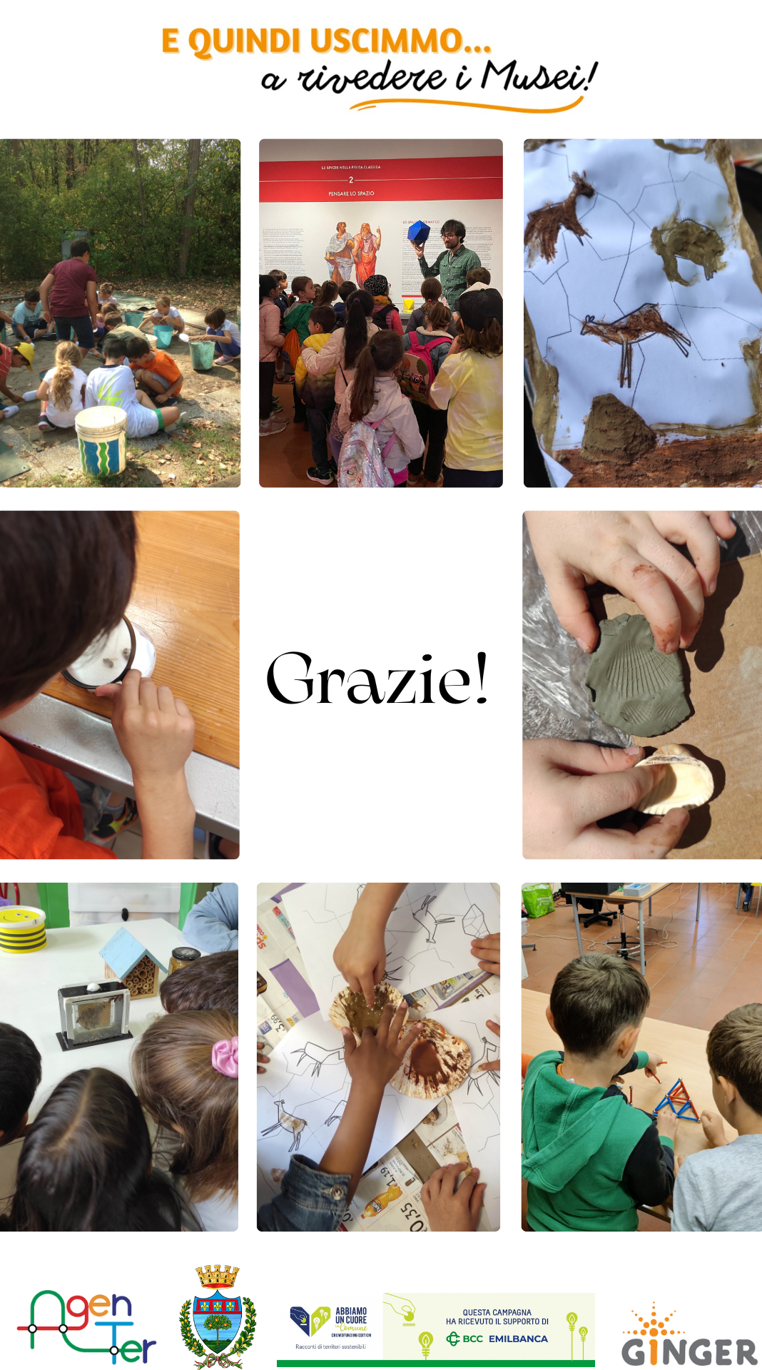 CONCLUSIONE PROGETTO: “E quindi uscimmo a… rivedere i Musei!” GRAZIE!